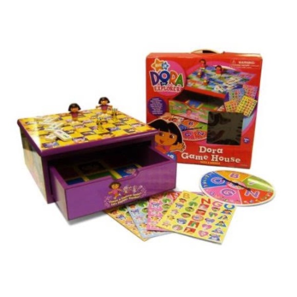 NICK JR. DORA THE EXPLORER GAME HOUSE W/ 8 GAMES 2006 in excellent condition - Picture 8 of 8